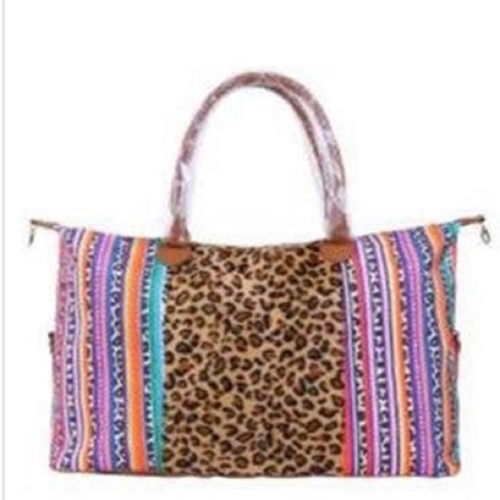 Cheetah Serape Duffel Bag - Picture 2 of 2